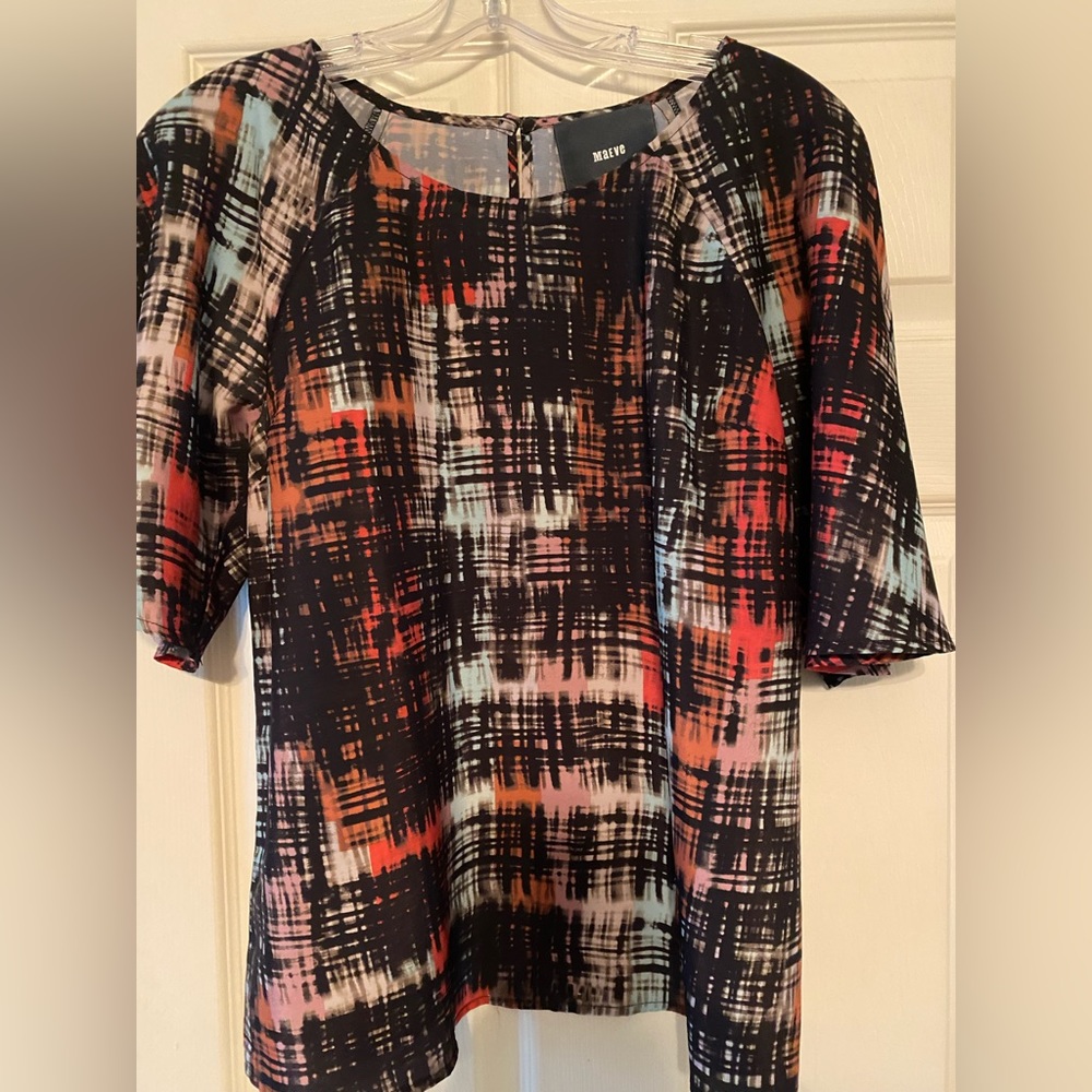 Maeve, Multicolor Swing Top, Sz M